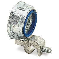 T&B Fittings by ABB Grounding Bushing, Insulated Threaded, 2" Aluminum Zinc Plated, 4 - 14 Awg