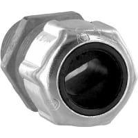 T&B Fittings by ABB Service Entrance Cable Connector, 1/2 Inch, Die Cast Zinc, Bushing is Neoprene