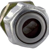 T&B Fittings by ABB Service Entrance Cable Connector, 3/4", Die Cast Zinc, Steel Electro Zinc Plated