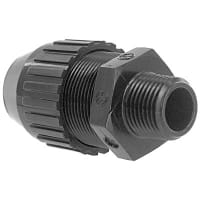 T&B Fittings by ABB Liquid Tight Cord, 1/2in, Straight, CG293, Nylon, Black, Black Beauty Series