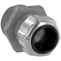 T&B Fittings by ABB Liquid Tight Strain Relief, 1in, Straight, Steel Body, Ranger Series