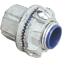 T&B Fittings by ABB Grounding Hub, Stainless Steel 316, 1/2 in., Sealing Ring Nitrile BUNA-N