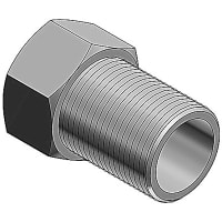 T&B Fittings by ABB Panel Connector Extension, 3/4", Malleable Iron for Use with Rigid/IMC Conduit