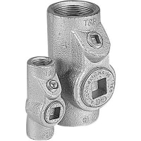 T&B Fittings by ABB Sealing Fitting, 1", Body Ductile Iron, Plug Gray Iron, Nipple Steel, EYS Series