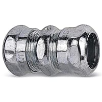 T&B Fittings by ABB Coupling, 1/2 Inch, Steel, Electro Zinc Plated, for use with EMT Conduit