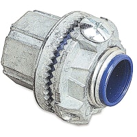 T&B Fittings by ABB Aluminum, Grounding Hub, 3/4 inch, with Thermoplastic Insulating Throat