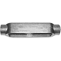 T&B Fittings by ABB Mogul Conduit Outlet Body, 1", Thru-Feed, Gray Iron