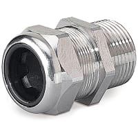 T&B Fittings by ABB Liquidtight, Strain Relief Connector, 1 inch, NPT Threads, Straight, 304SS