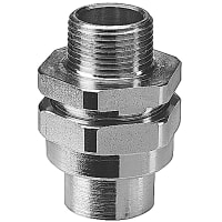 T&B Fittings by ABB Three-Piece Conduit Couplings, Male Union, 1-1/4", Steel, For Hazardous and Non