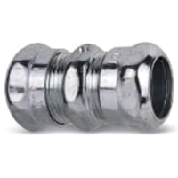 T&B Fittings by ABB Coupling, 2 inch, Steel, Electro Zinc Plated, for Use with EMT Conduit