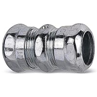 T&B Fittings by ABB Coupling, 1", Steel Electro Zinc Plated for Use with EMT Conduit