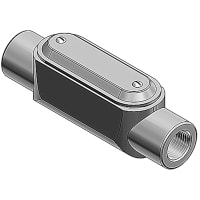 T&B Fittings by ABB Conduit Body, BlueKote Thru-Feed, 3/4 inch, Zinc Plated Iron, Form 7