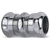 T&B Fittings by ABB Coupling 3/4", Steel, Electro Zinc Plated, for use with EMT Conduit, 5200 Series