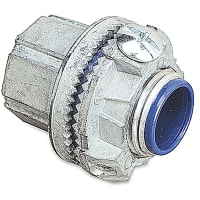 T&B Fittings by ABB Grounding Hub, 1 inch, with Thermoplastic Insulating Throat, Zinc