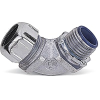 T&B Fittings by ABB Insulated Short Elbow, 1", 90 Degree, Malleable Iron, Insulator Thermoplastic