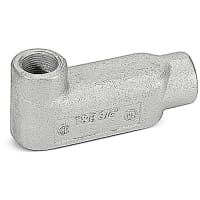 T&B Fittings by ABB Conduit Body, Unipak Type LB, 2", Malleable Iron, Zinc Plated, Series 35