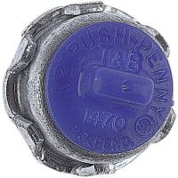 T&B Fittings by ABB Accessories, Capped Bushing, 1", Steel, for Use with Rigid/IMC Conduit