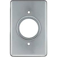 T&B Fittings by ABB OneGang Device Box Cover, Sheet Steel, Round Receptacle