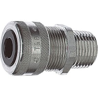 T&B Fittings by ABB Cable Gland, 1/2in NPT, Range 0.125-.375in, Aluminum, Rubber Seal, Ranger Series