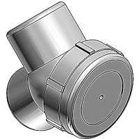 T&B Fittings by ABB Hazardous Location Capped Elbow, 1/2", Ductile Iron