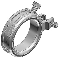 T&B Fittings by ABB Grounding Bushing, 3", Wire Range 14-2/0Awg, Zinc Plate Iron