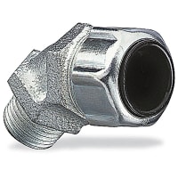 T&B Fittings by ABB Liquidtight Strain Relief Connector, 3/4", 45Deg, Malleable Iron