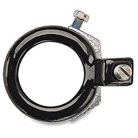 T&B Fittings by ABB Grounding Bushing, 4", Aluminum, Galvanized, Wire Range 6 to 4/0, Black