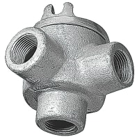 T&B Fittings by ABB GUAM Hazardous Location Conduit Outlet Box, 1/2" Box Ductile Iron Zinc Plated