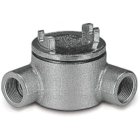 T&B Fittings by ABB GUAN Hazardous Location Conduit Outlet Box, 1" Box Ductile Iron Zinc Plated