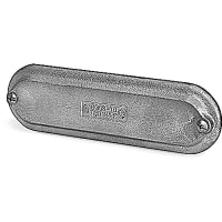 T&B Fittings by ABB Mogul Conduit Body Cover, 1"to 1-1/4", Gray Iron Electro Galvanized