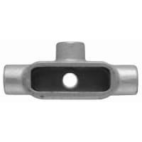 T&B Fittings by ABB BlueKote (TA) Form 7 Conduit Body, 3/4", Body Material Gray Iron w/Zinc Platin