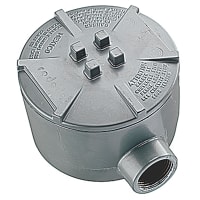 T&B Fittings by ABB Die Cast Aluminum, 3/4", LB Style Hazardous Location External Hub with Cover