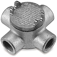 T&B Fittings by ABB GUAX Hazardous Location Conduit Outlet Box, 3/4", Die Cast Aluminum