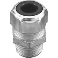 T&B Fittings by ABB Liquid Tight Strain Relief, 1/2in, 0.125-0.375in, Steel Body, Ranger Series