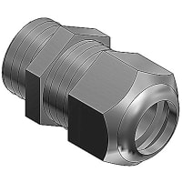 T&B Fittings by ABB Cable Gland, 25mm, IP68 Rating, Halogen Free, Nylon, Gray