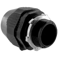 T&B LiquidTight Fittings by ABB Non-Metallic Liquidtight Bullet Connector, 1"