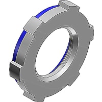 T&B LiquidTight Fittings by ABB Steel, Sealing Locknut, 1/2", for Use With Rigid/IMC Conduit, EC003863