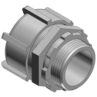 T&B LiquidTight Fittings by ABB Liquidtight, Connector Straight, Insulated, 1", Metal Conduit Connector