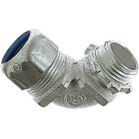 T&B LiquidTight Fittings by ABB Liquidtight, Aluminum, Connector, 1 inch, 90 Degree, Non-insulated