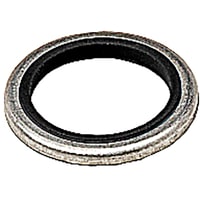 T&B LiquidTight Fittings by ABB Liquidtight Sealing, Gasket, 1-1/2in, With 316 SS Retainer, Black Interior