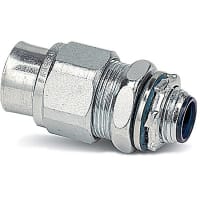 T&B LiquidTight Fittings by ABB Type A Liquidtight Connector 2", 45Deg, with Insulated Throat