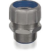 T&B LiquidTight Fittings by ABB Liquidtight Connector, Straight, 316 Stainless Steel, 1-1/2", NEMA 3, High UV