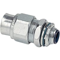 T&B LiquidTight Fittings by ABB Liquidtight Connector, Type A, 3/8", Straight, Steel