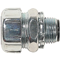 T&B LiquidTight Fittings by ABB Liquidtight Hi-Temp Connector, Insulated, 1", Straight, Steel