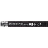 T&B LiquidTight Fittings by ABB Liquid Tight Flexible Metallic Conduit, Steel Core w/PVC Jacket, 1/2", Black