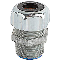 T&B LiquidTight Fittings by ABB Watertight Strain Relief Fitting Connector, 3/4", Zinc Plated