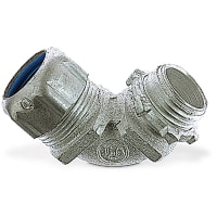 T&B LiquidTight Fittings by ABB Aluminum Liquidtight Connector, 3/8", 90 Degree Non-insulated