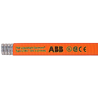 T&B LiquidTight Fittings by ABB Liquid Tight Flexible Metallic Conduit, Steel Core w/PVC Jacket, 1/2", Orange