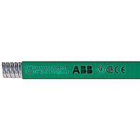 T&B LiquidTight Fittings by ABB Liquid Tight Flexible Metallic Conduit, Galv Steel Core w/PVC Jacket, 4", Gree