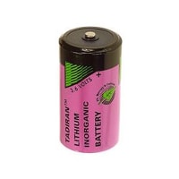 Tadiran Battery, Non-Rechargeable, C, Lithium, 3.6 VDC, 7.5Ah, Pressure Contact, TLH Series